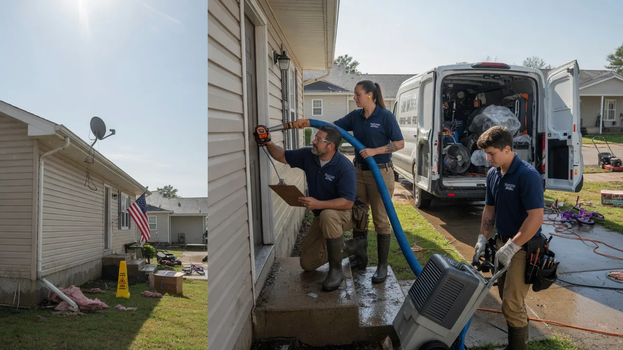 Ceiling Water Damage Restoration in Center Ridge, AR near me